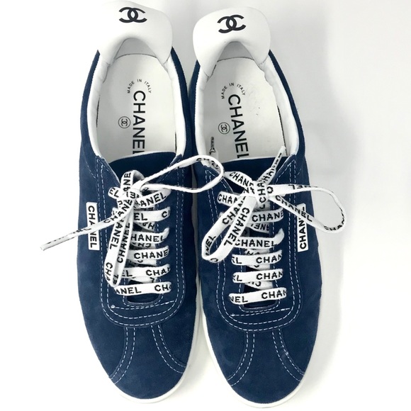 Chanel Cruise Suede Calfskin Low Top Sneakers - Picture 6 of 9